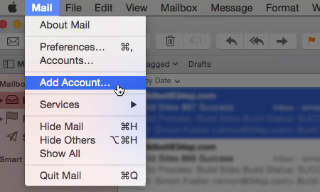 How to setup email on Mac Mail