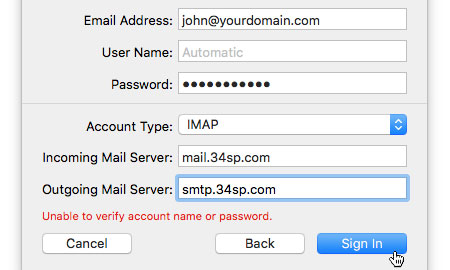 email server for mac