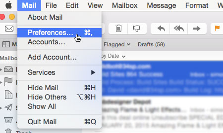 email settings for mac mail imap path prefix inbox