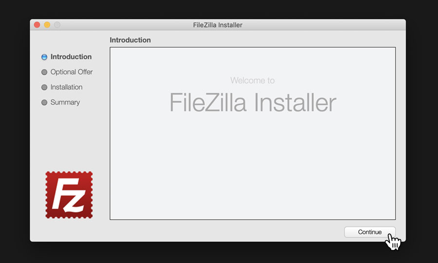 how to use filezilla to update a website
